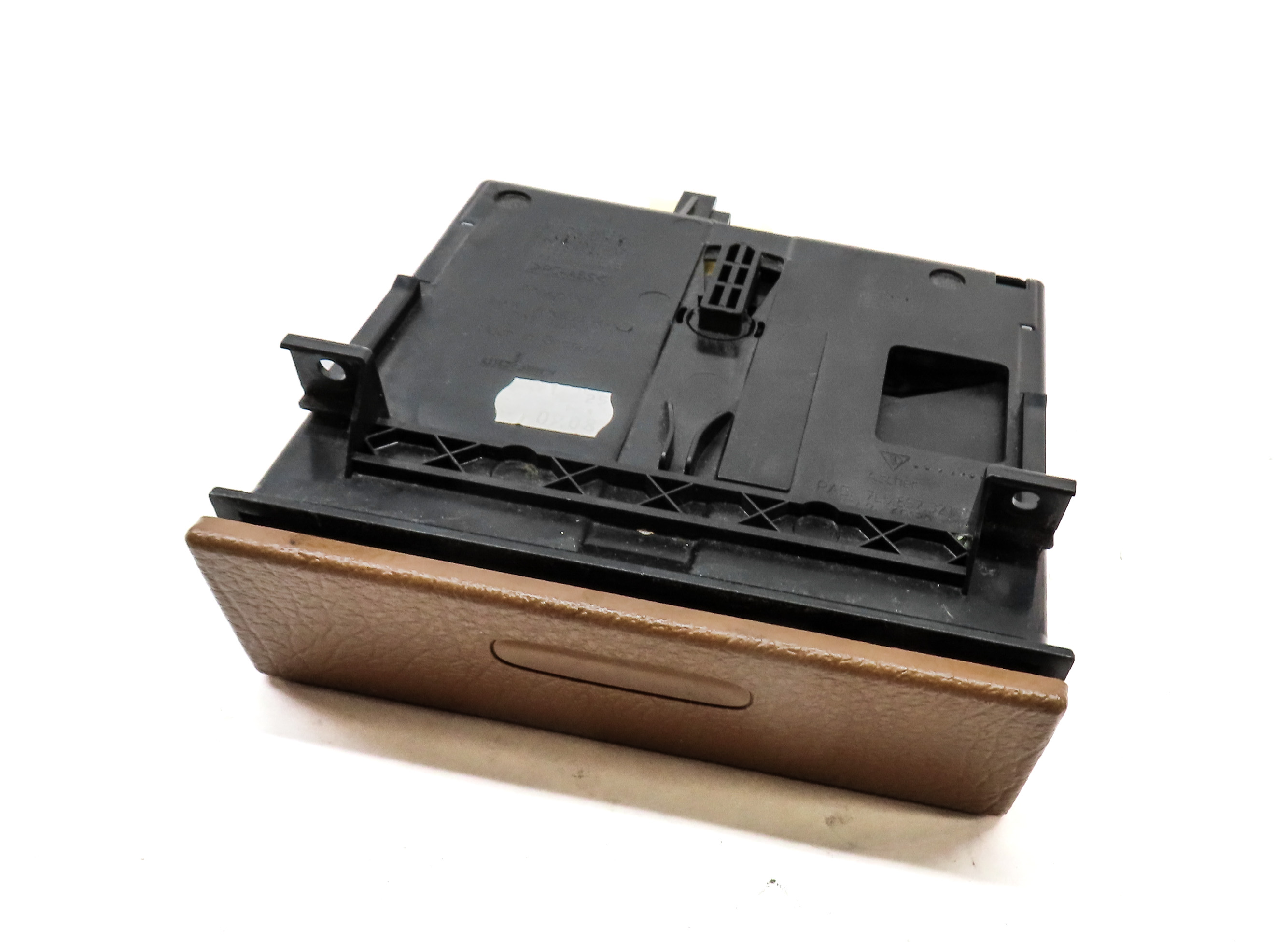 2009 PORSCHE CAYENNE (957) FRONT CENTER CONSOLER SLIDE OPEN ASHTRAY (SAND BEIGE) — exact item pictured